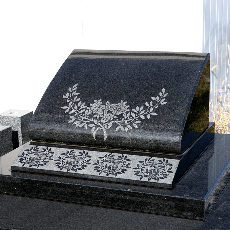 萩石材　デザイン墓石